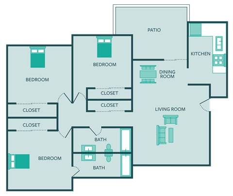 9213 W. 79th Street Studio-3 Beds Apartment for Rent - Photo Gallery 32